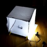 light box testing with one LED