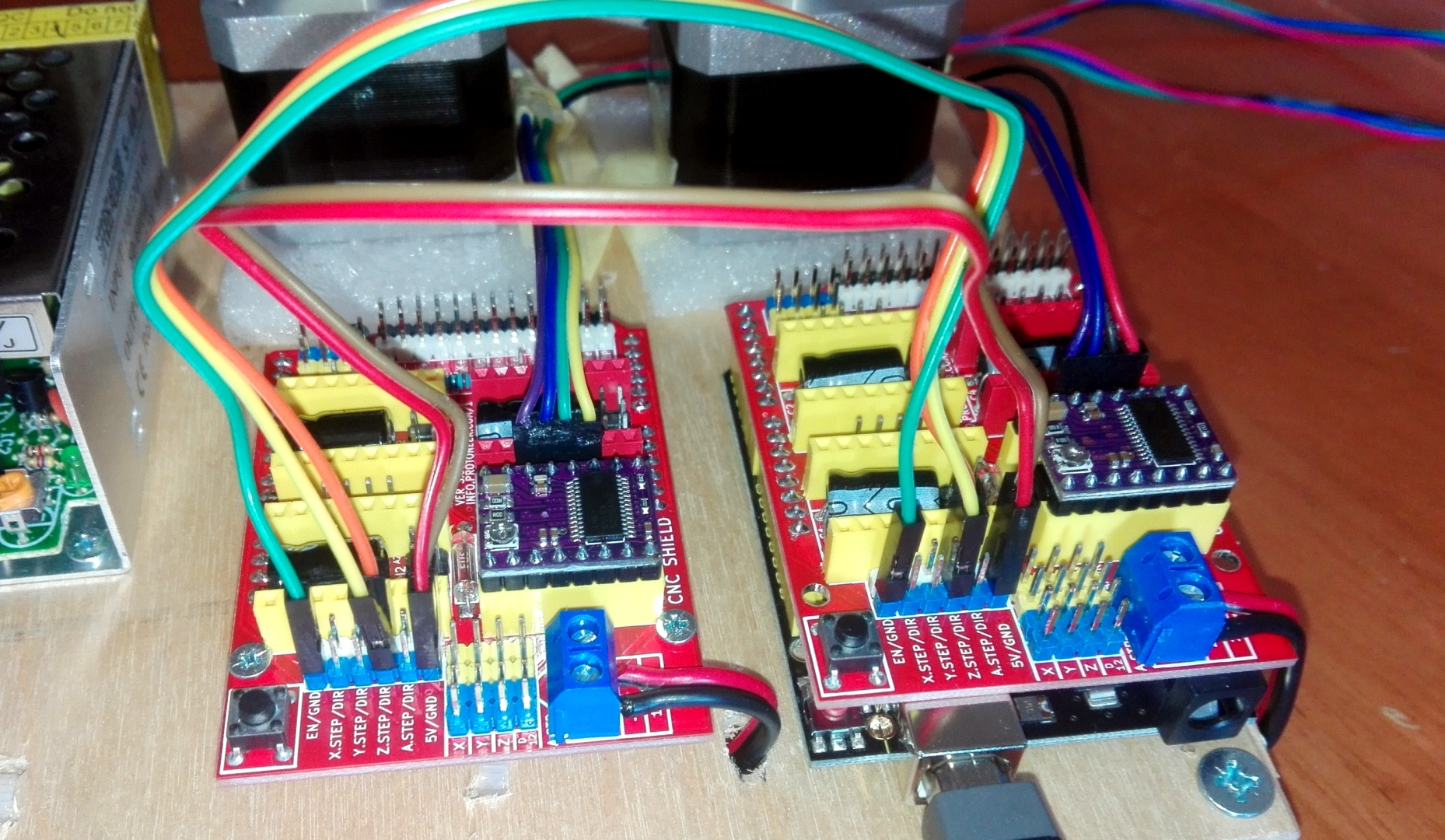 How To Run Two Cnc Shields Other One As Clone With One Arduino Uno Diy Projects